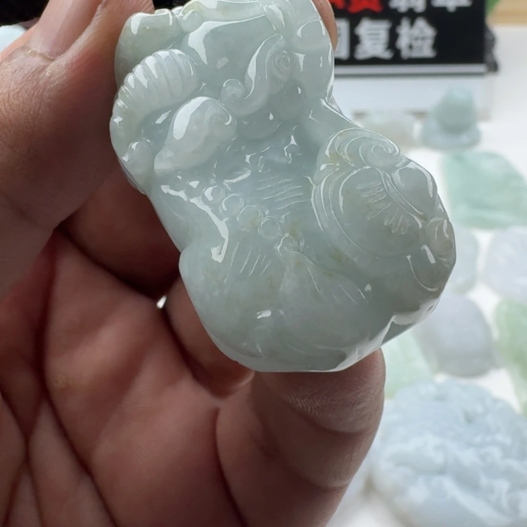 颈饰未镶嵌翡翠天然缅甸A货翡翠