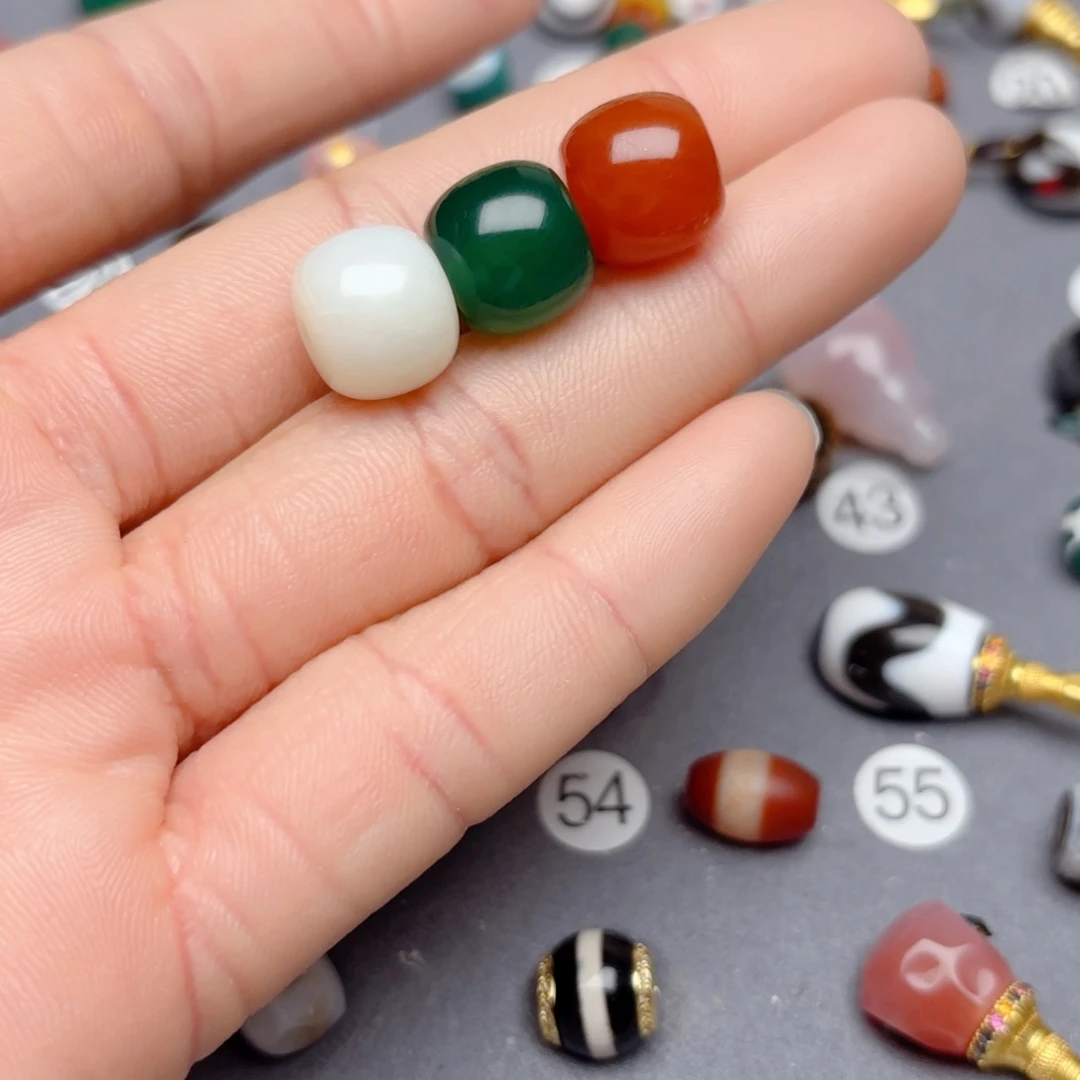 玛瑙/玉髓隔珠未镶嵌