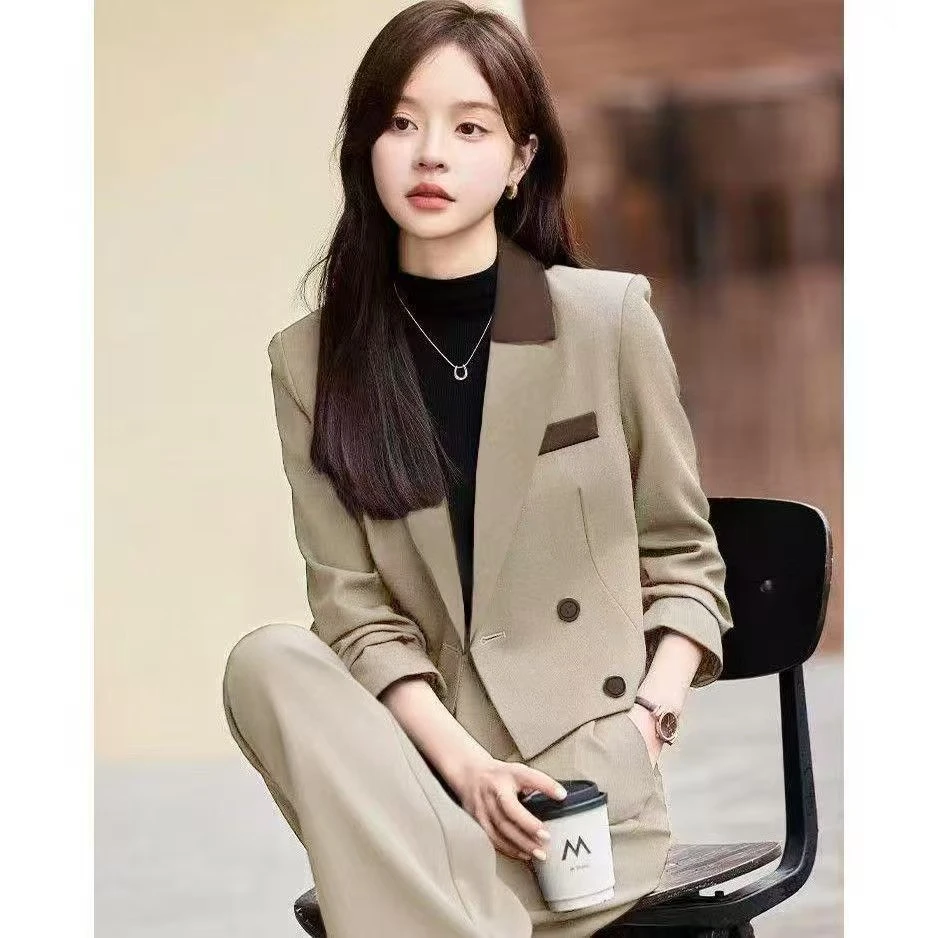 〈纪朵研〉1483春秋高级感轻熟通勤西装套装