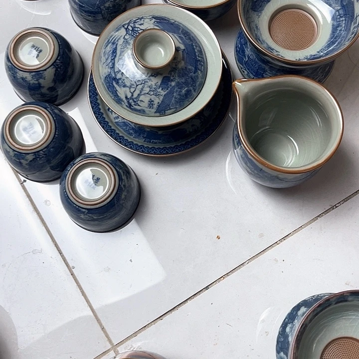 傲***子清明上河图大套组6客杯