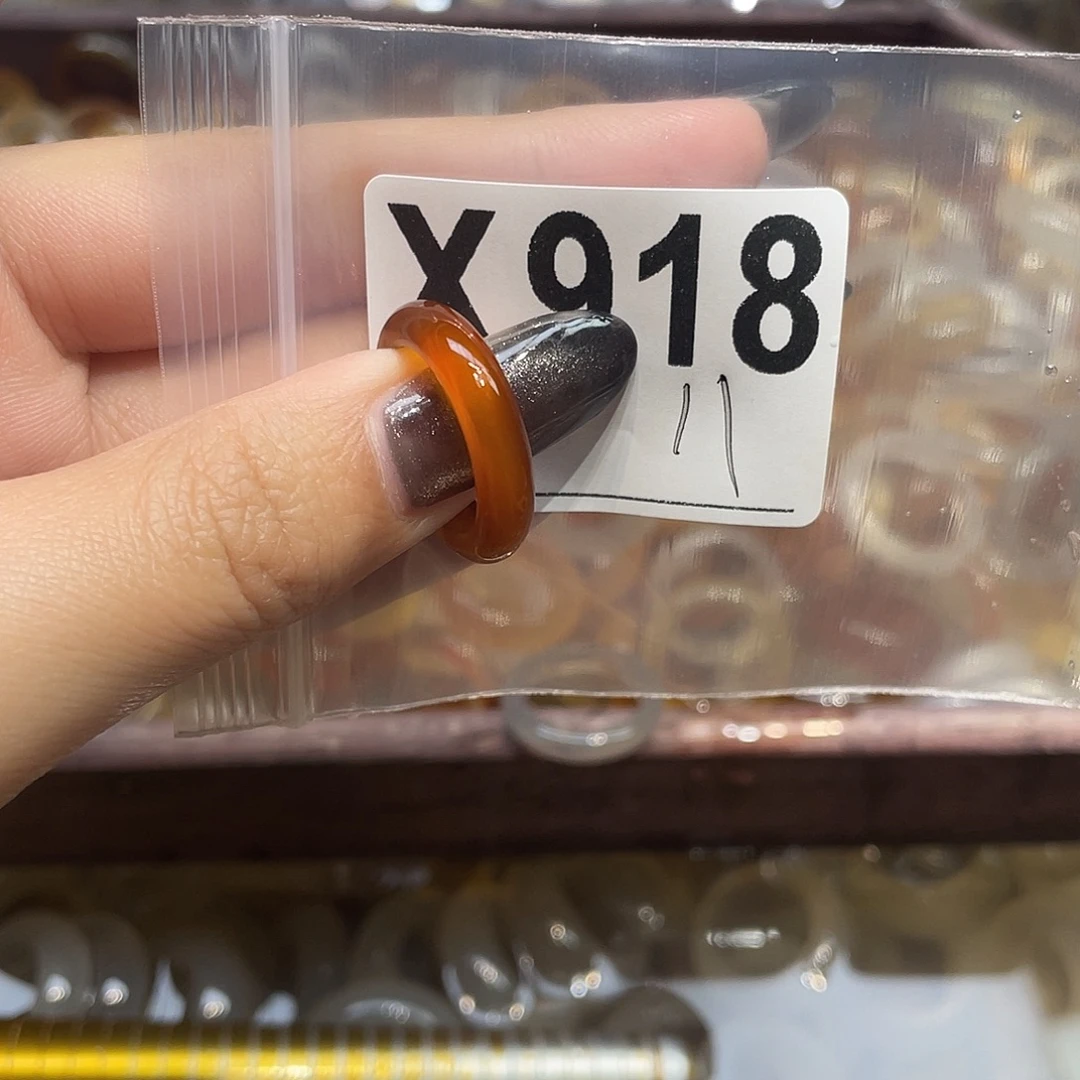 玛瑙/玉髓未镶嵌戒指918
