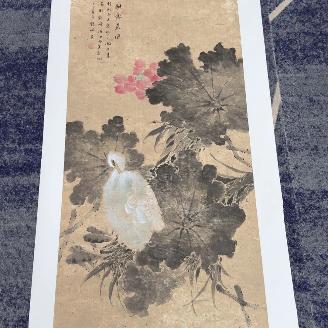 国画国画作品山水花鸟