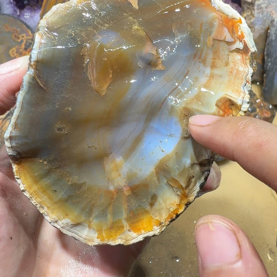 未镶嵌玛瑙/玉髓珠宝半成品