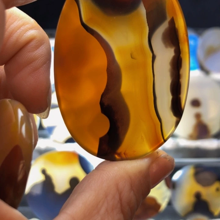 合金玛瑙/玉髓珠宝奇石137