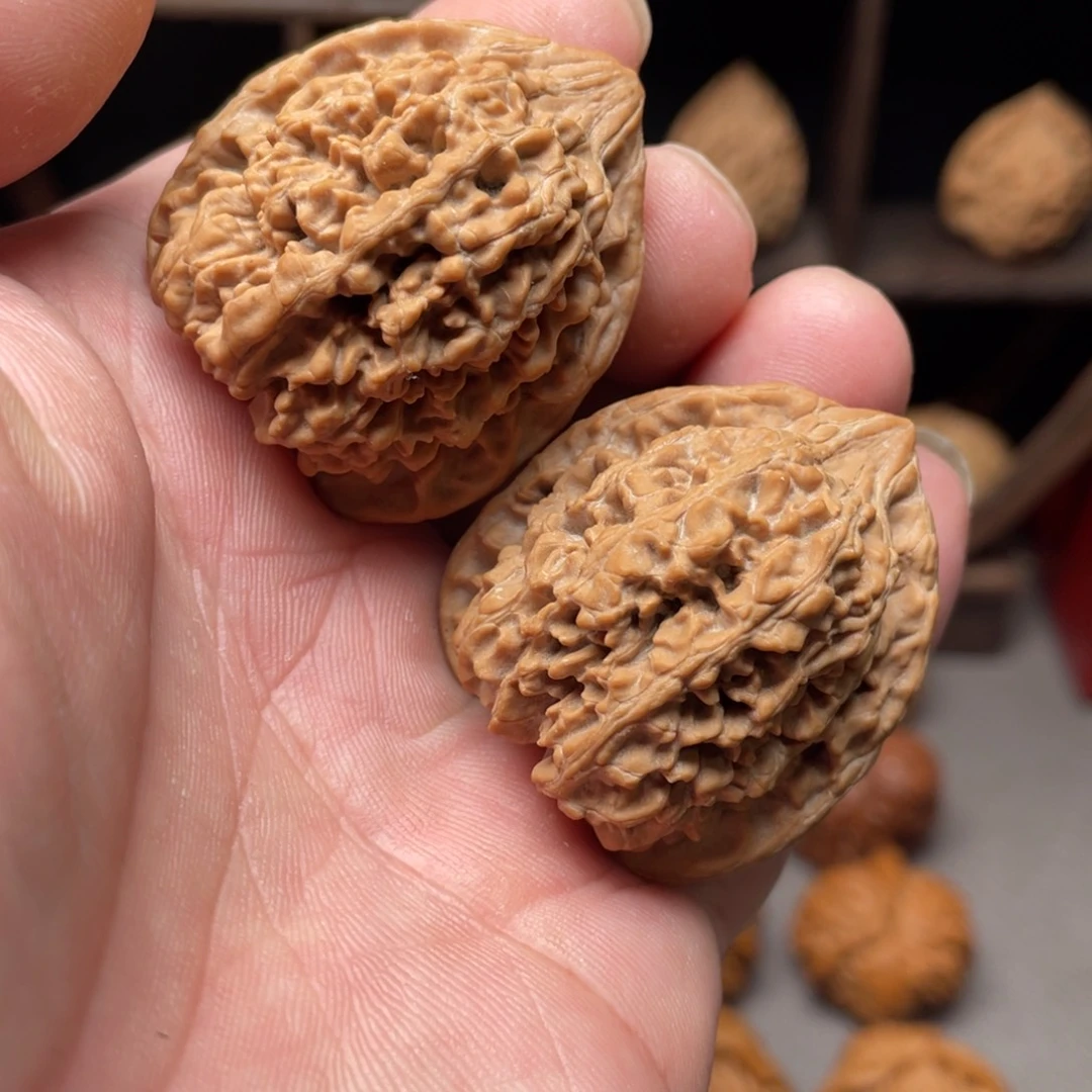 桃核把件36全品满天星