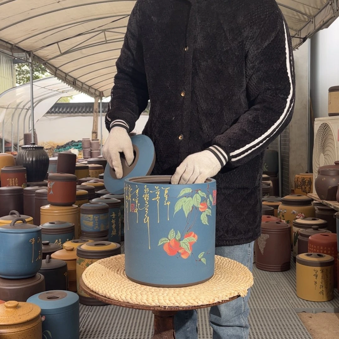 茶叶罐紫砂8 饼茶叶罐