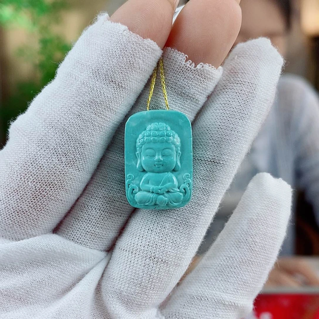 未镶嵌绿松石珠宝奇石