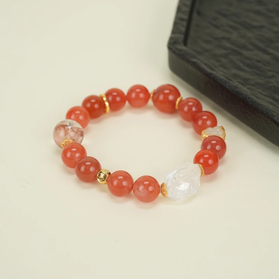 【棠木推荐】南红DIY单圈手串-多样性发一件-10mm TM01900003