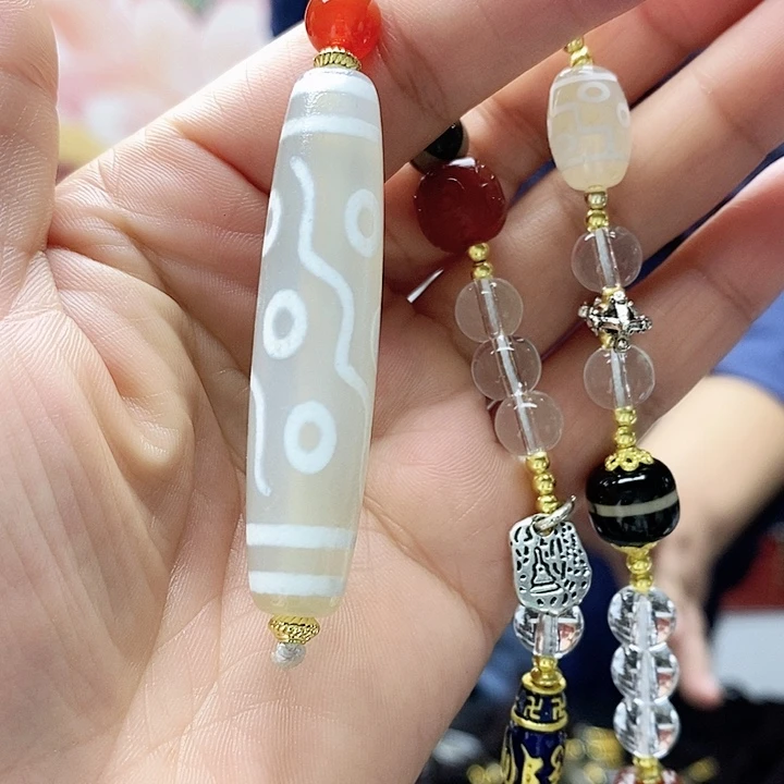 玛瑙/玉髓颈饰合金