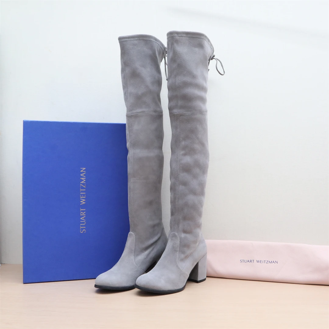95新 YSL/圣罗兰 【lu】 靴子 麂皮 37.5码 P244068451