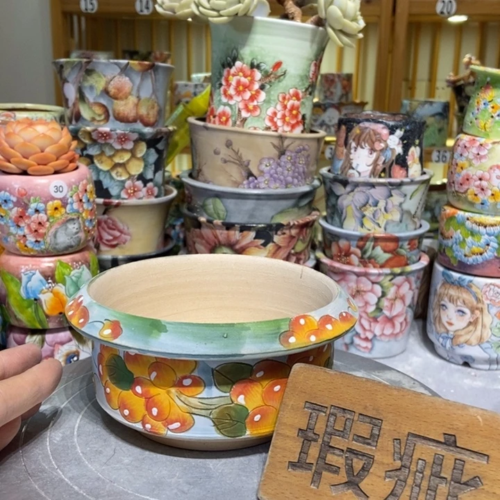 景德镇艺术手绘作品