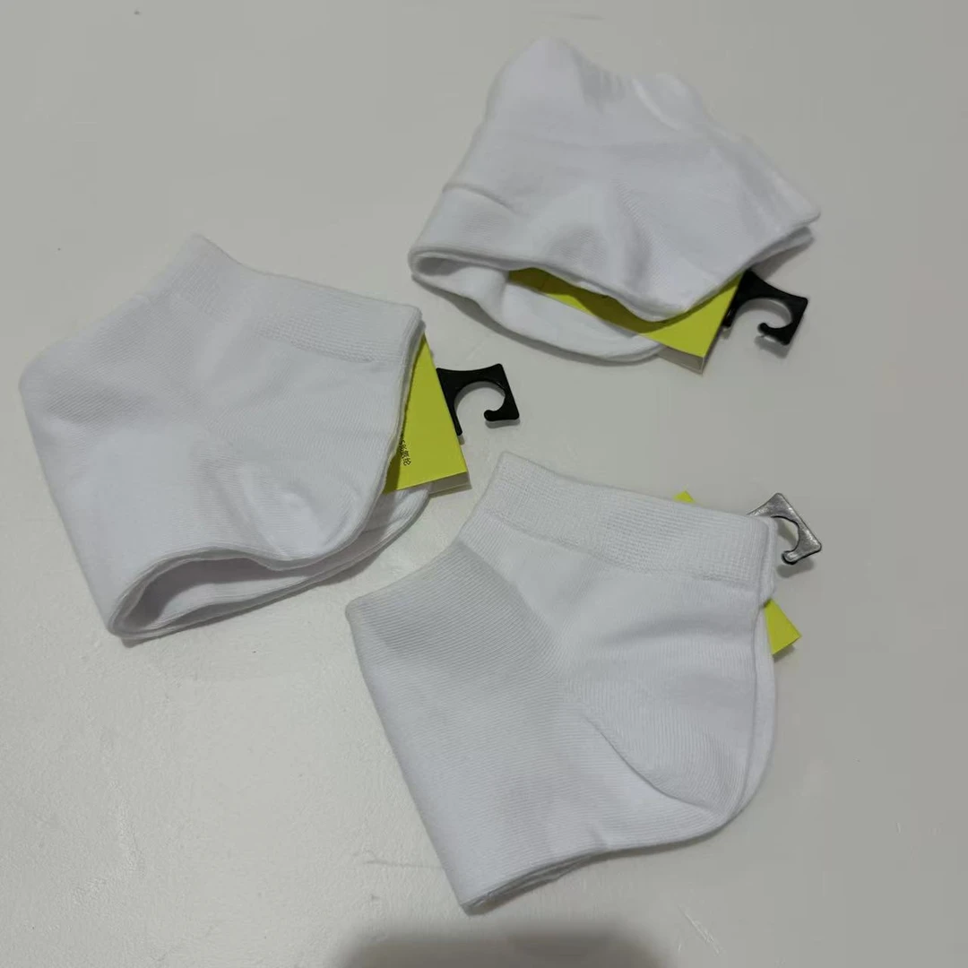 4567号纯色舒适透气低帮袜