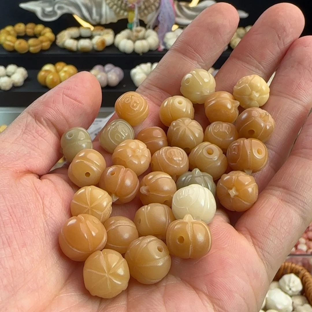 菩提根/象牙果手串卡12多宝南瓜拉布布20颗卡牌➕5颗