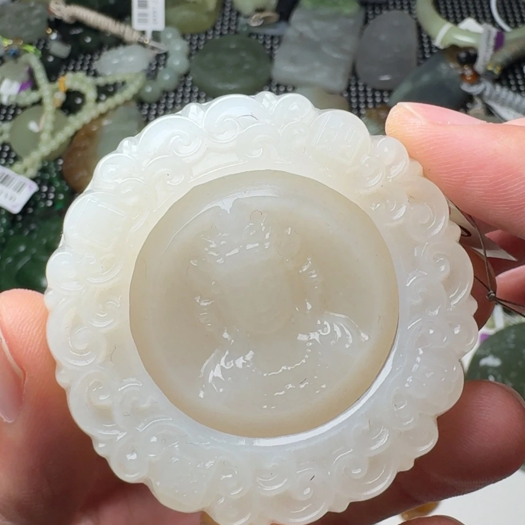 和田玉未镶嵌颈饰22