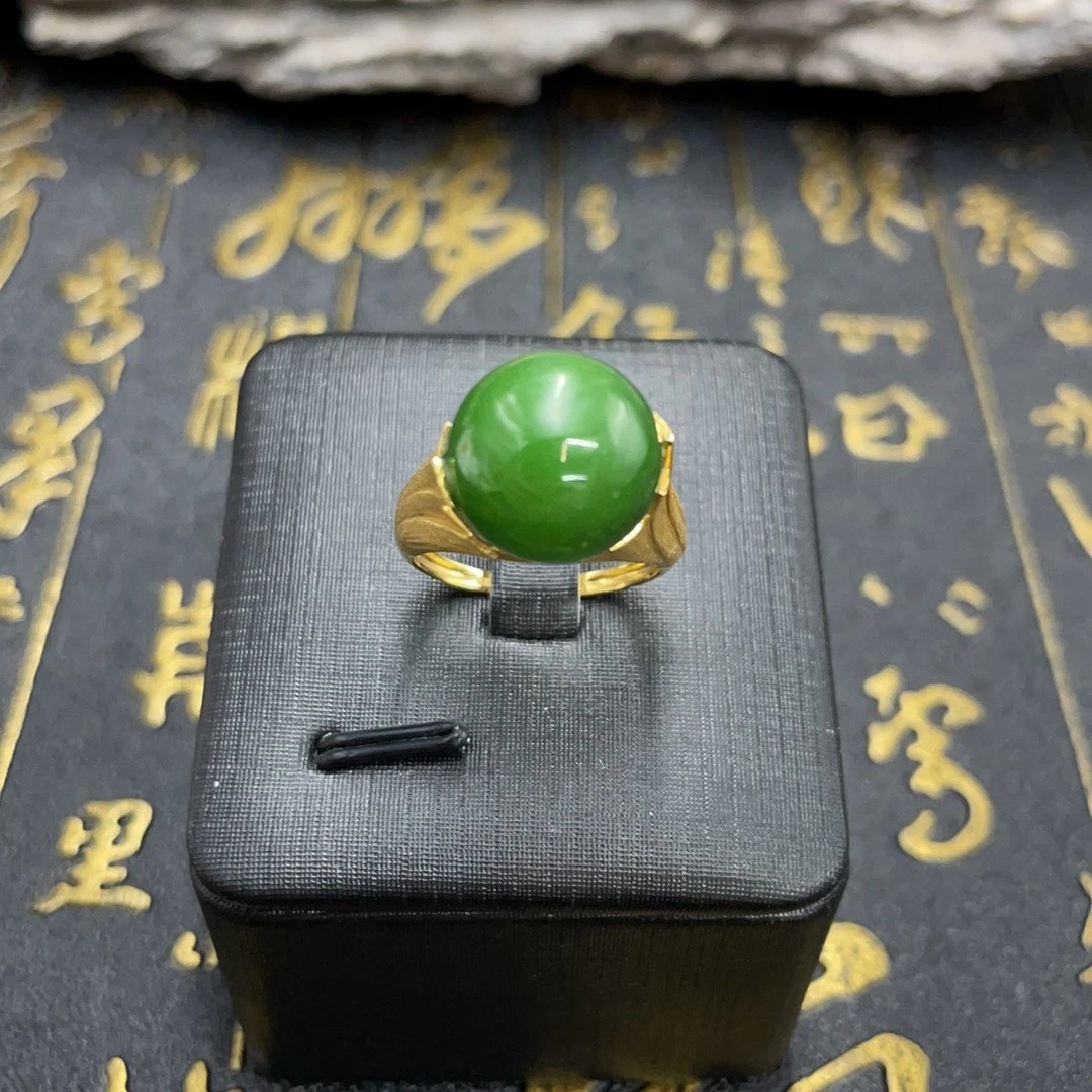 BY0625FZJT标121 北玉精选 和田玉戒指