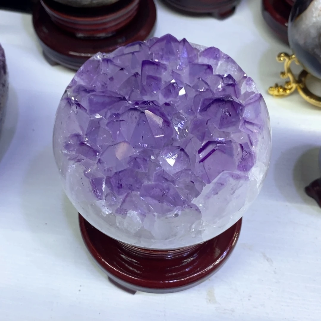 紫晶摆件未镶嵌莹