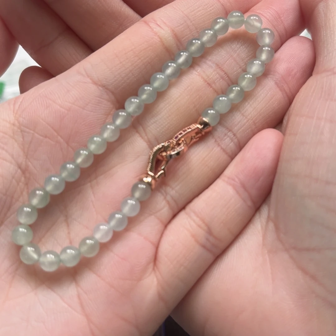 翡翠未镶嵌手链缅甸翡翠