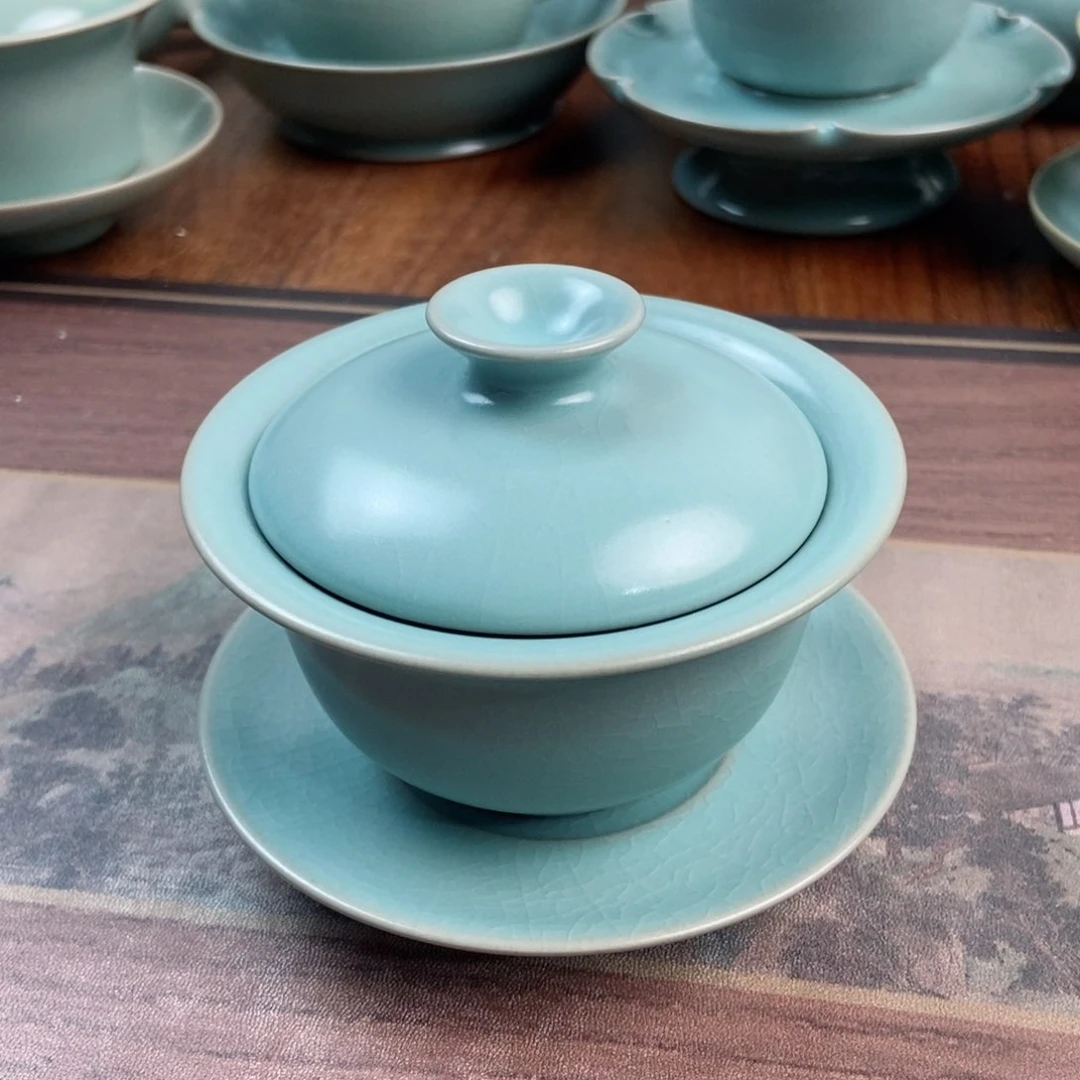 摆件原产地原矿汝瓷～茶器