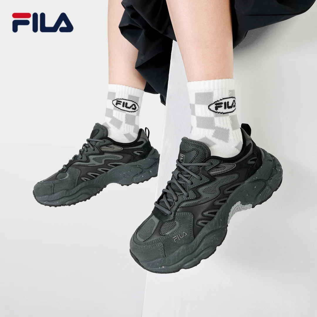 Fila/斐乐【蕨草鞋】FERN2023新款老爹鞋【雅丹风】男女鞋轻便舒适
