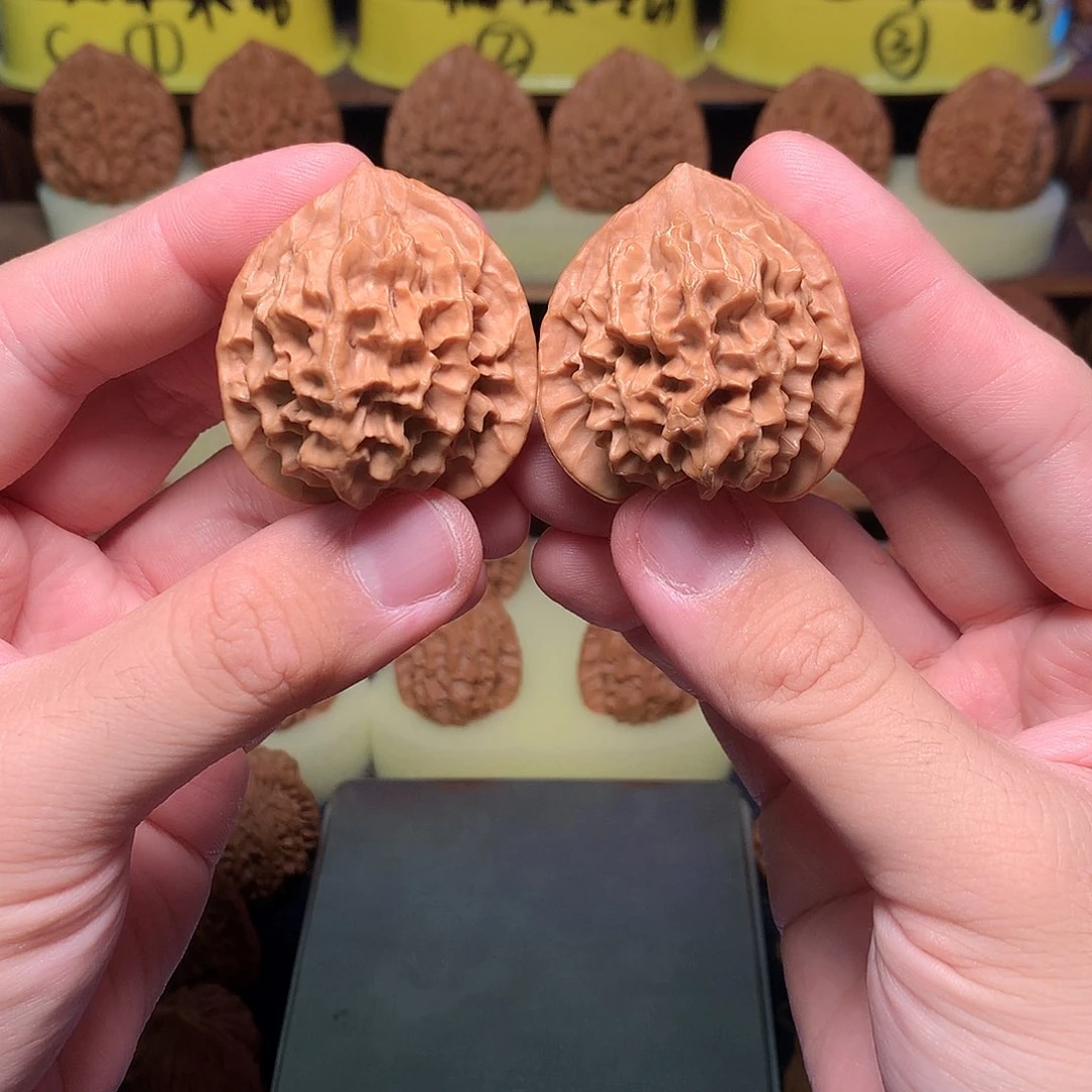 文玩核桃吊坠39秦岭野生小花