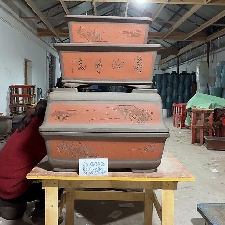 紫砂花盆紫砂花盆