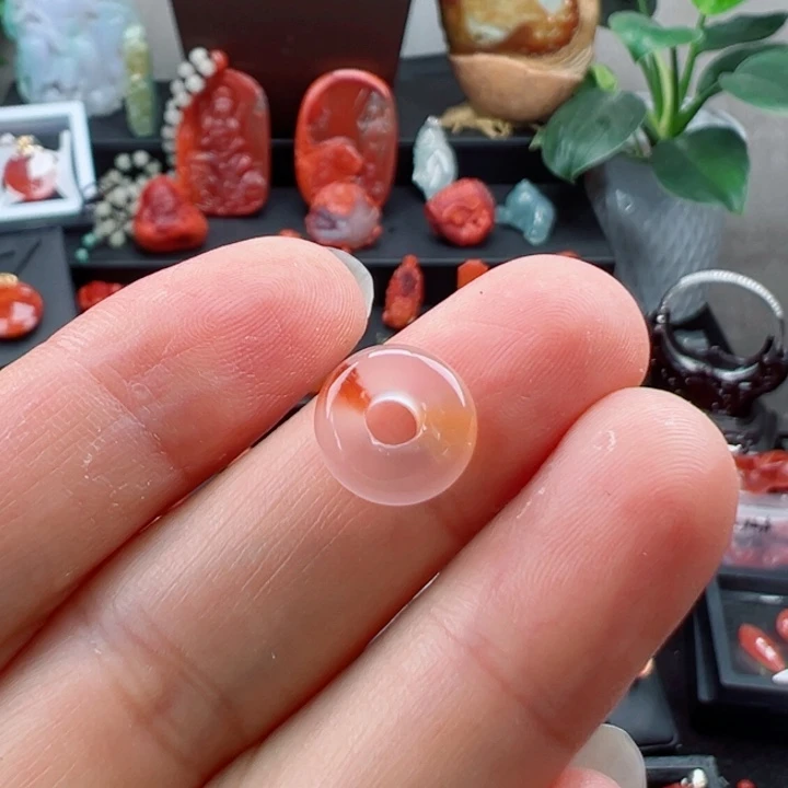 南红玛瑙单珠未镶嵌