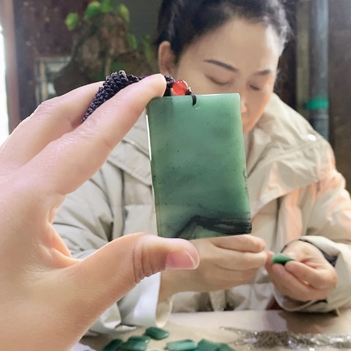 密玉（石英质玉）手链未镶嵌