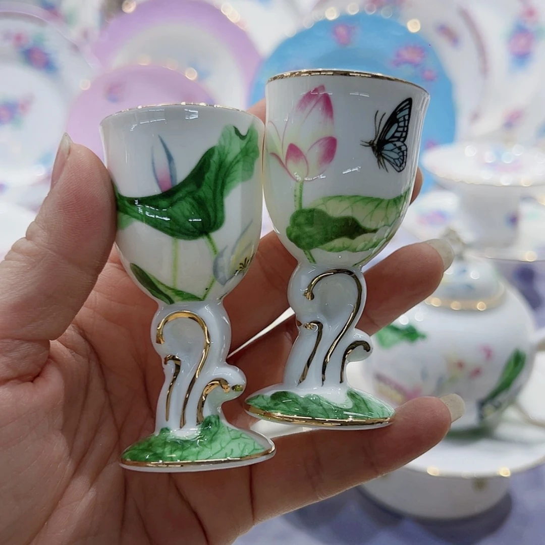 【闪购商品】骨瓷小酒杯2个