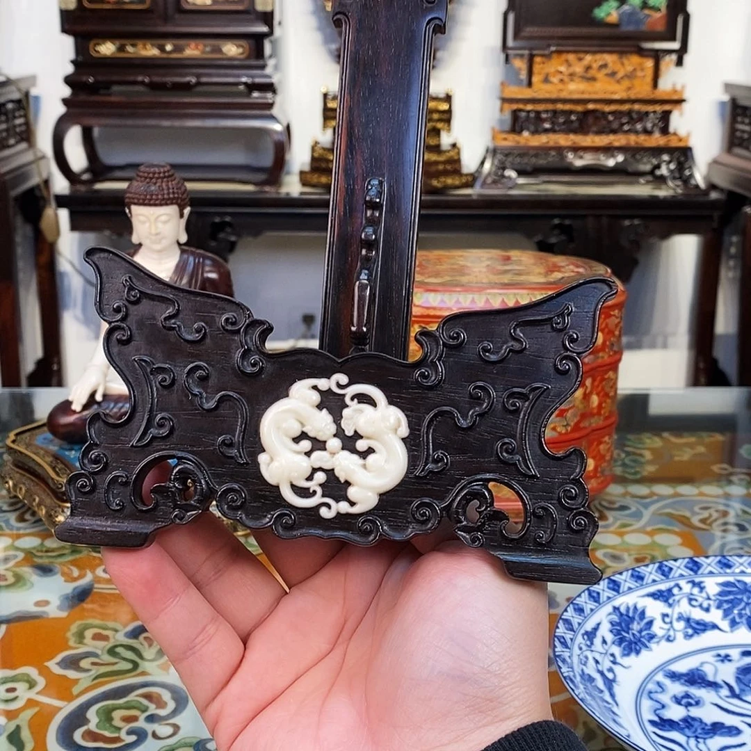 红酸枝木类成套家具大红酸枝架子