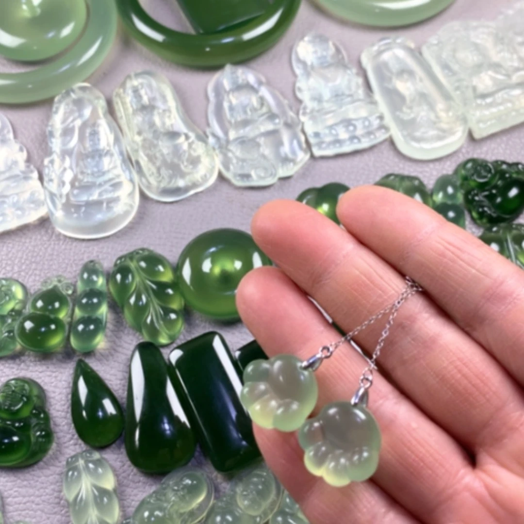 【闪购商品】蛇纹石玉岫玉未镶嵌