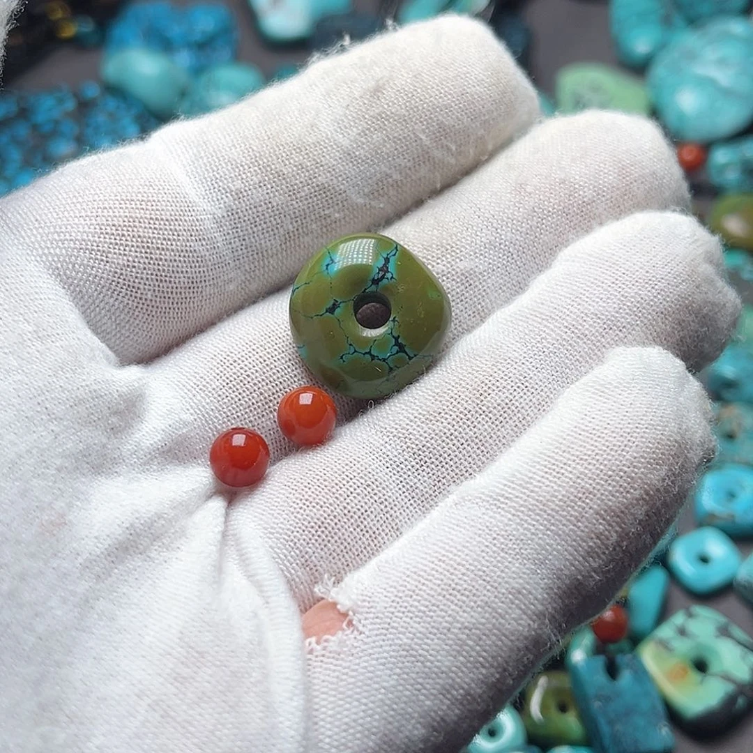 南红玛瑙松石未镶嵌后**觉
