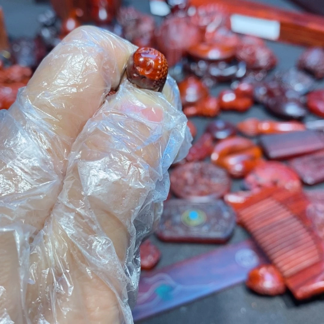 小叶紫檀把件《****长印度小叶紫檀手串