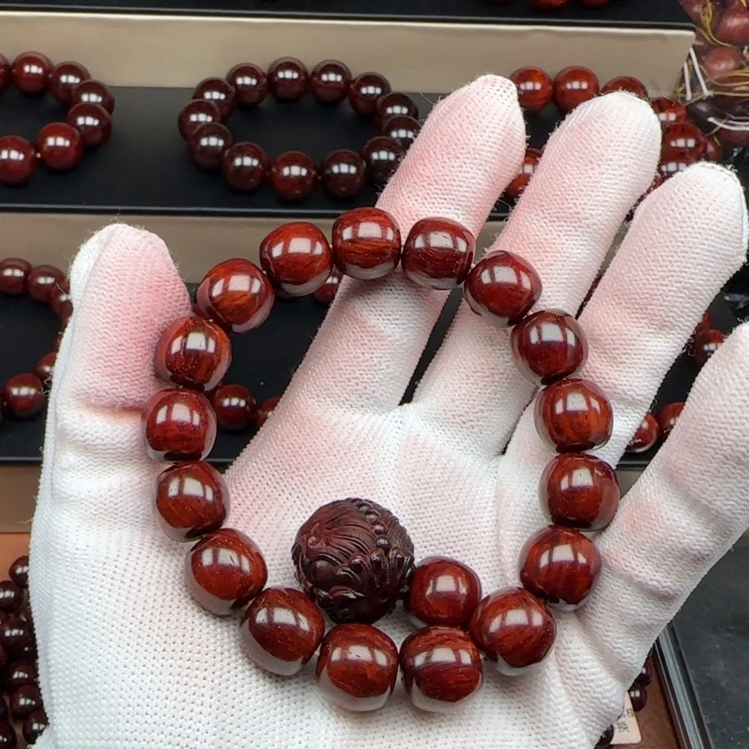 春***地小叶紫檀手串/手链12✖️13老型3416