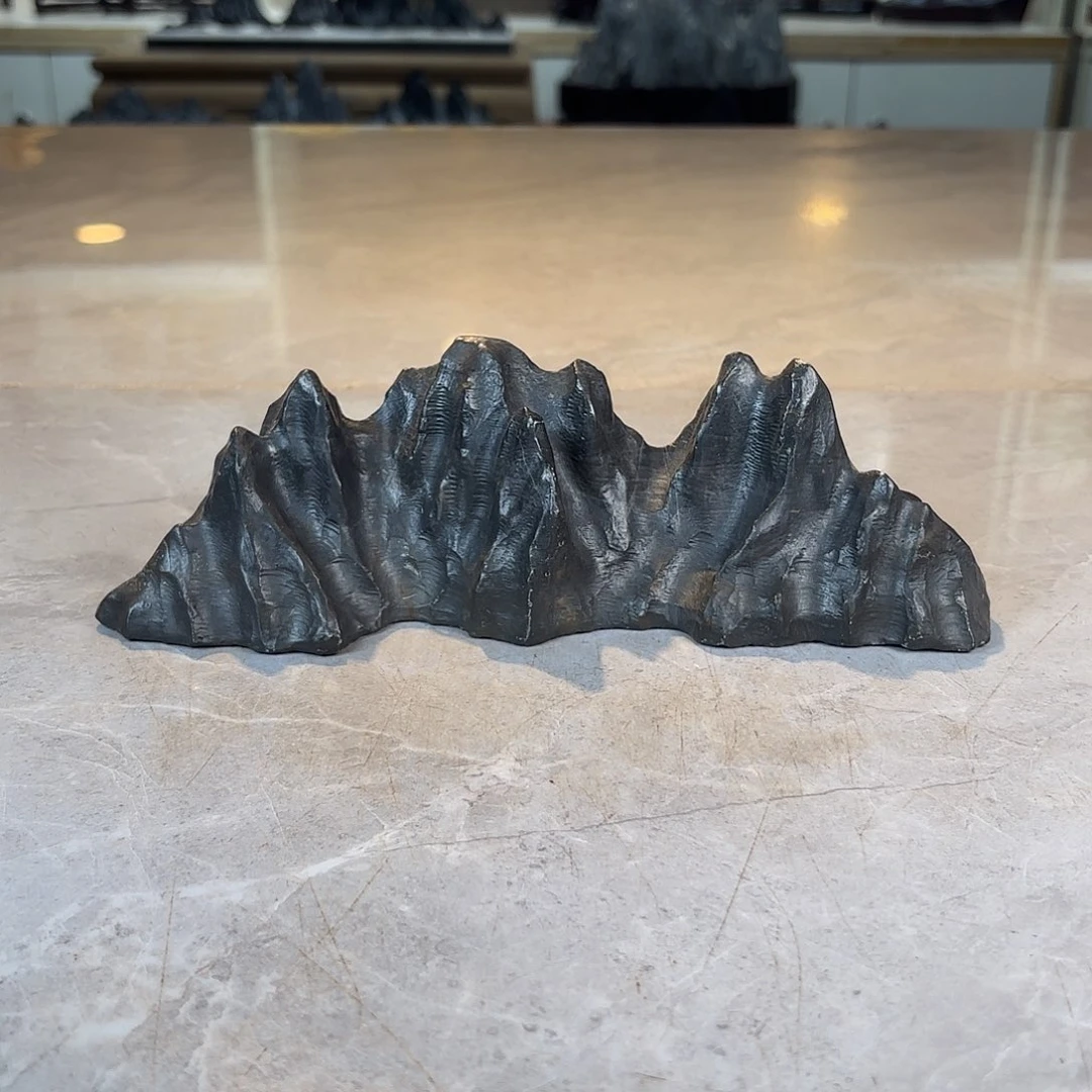 宝***呀陶灵璧石手工雕刻奇石摆件