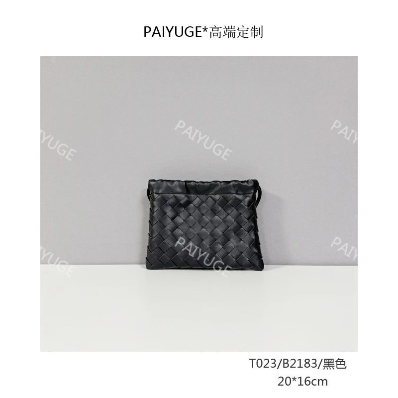 T023/2183/黑色 paiyuge高端订制百搭女士手提单肩斜挎包2239