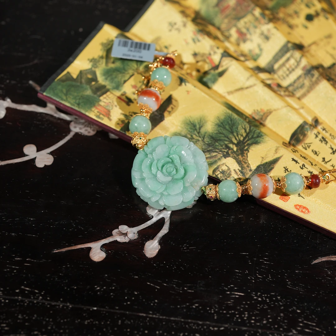 1.4香港王老板-翡翠A货手链手串3e200