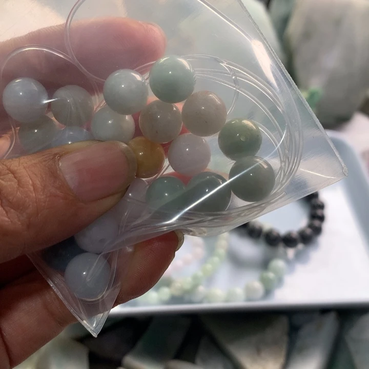 裸石翡翠心**弦天然翡翠料子20号