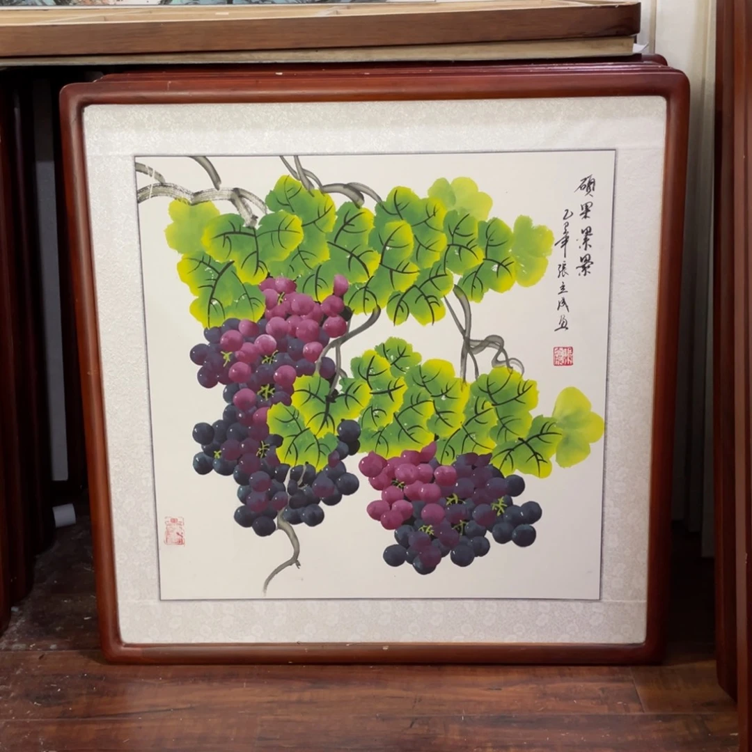 国画带框尺寸63*63厘米