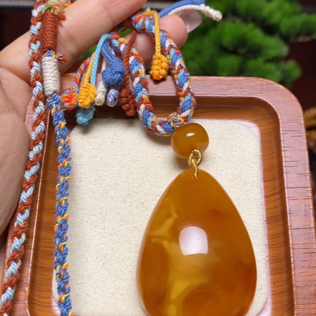 【闪购商品】蜜蜡颈饰未镶嵌项链