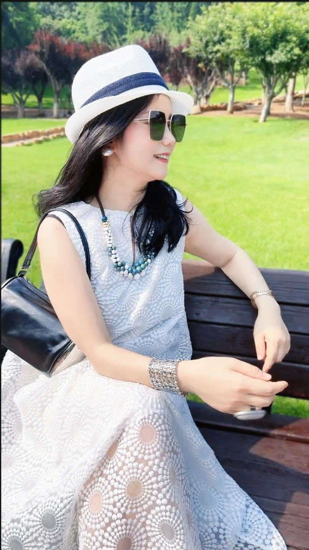 HY   艾玛连衣裙 洋气时尚休闲无袖夏季复古印花  Q60017