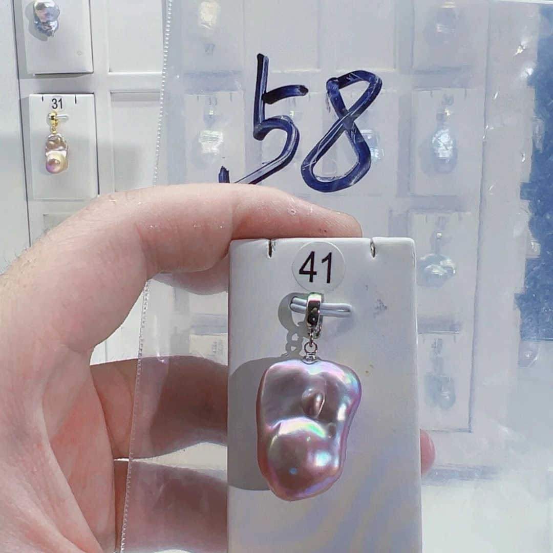 合金淡水珍珠颈饰