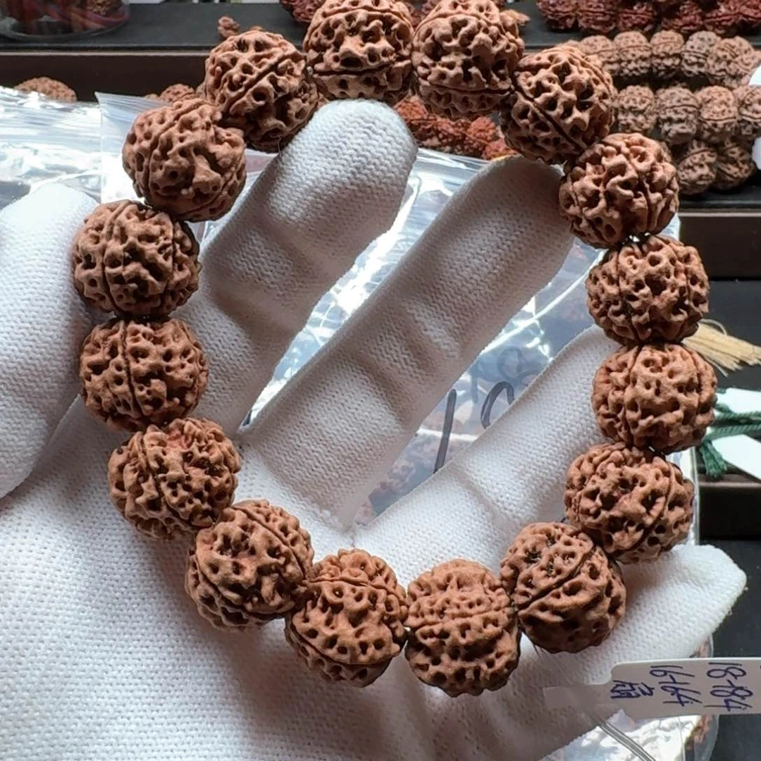 金刚菩提手串18单圈（歪）安娜五星蜂窝双龙