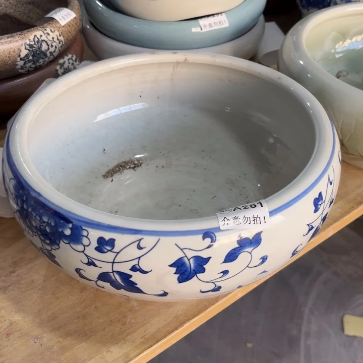 青花口径32高度14