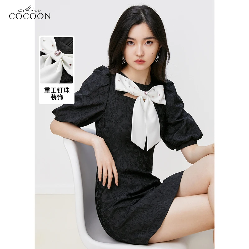 missCOCOON法式裙夏装经典法式温柔连衣裙0971