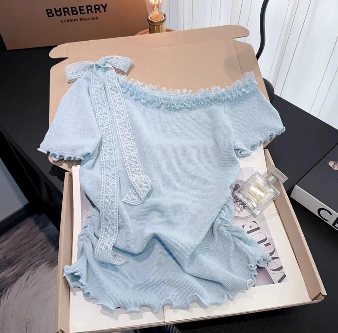 G41-99)春夏针织上衣毛衣