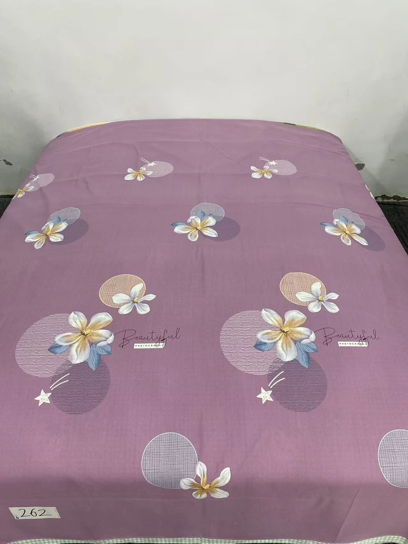 原棉老粗布床单2.45*2.45米（262号）