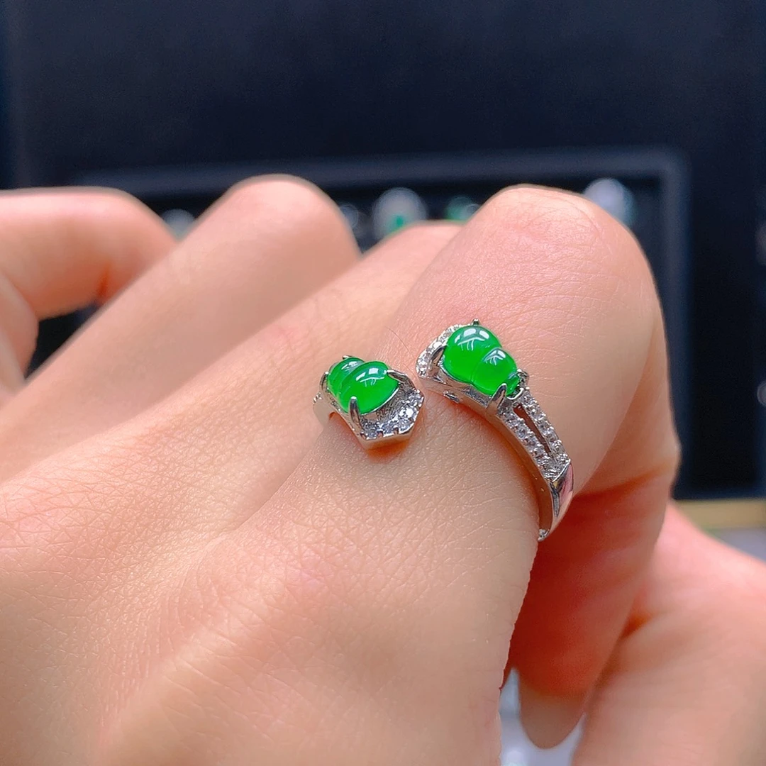 未镶嵌戒指翡翠天然翡翠