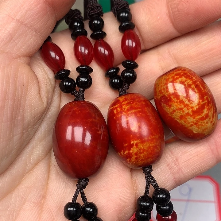 笑***生玛瑙/玉髓未镶嵌颈饰