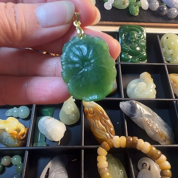 和田玉（碧玉）未镶嵌挂件