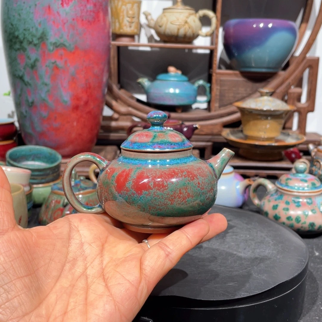 盟***雄中国神后钧瓷茶器